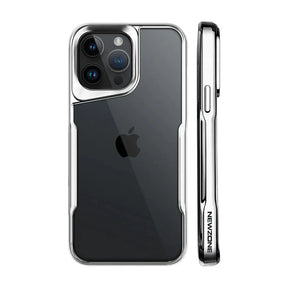 Cantabay Electroplated Frame Transparent Acrylic Shell Case For iPhone 11 12 13 14 15 Plus Pro Max