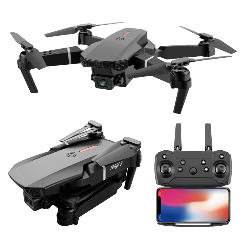 Cantabay E88Pro Remote Control Drone 4K Professional With 1080P Wide Angle HD Camera Foldable Helicopter